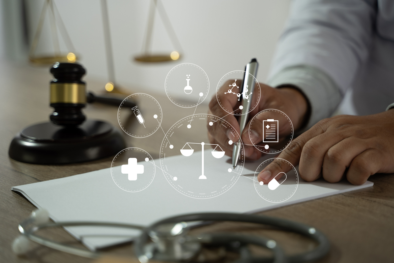 personal injury law icons